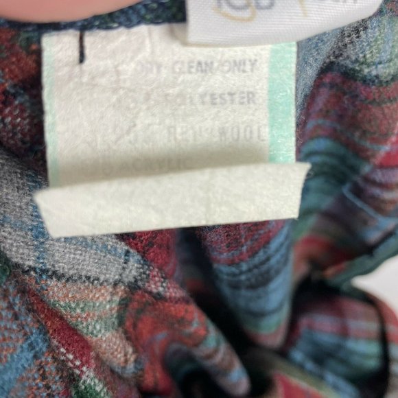 Jc Penney Fashions Vintage Wool Blend Plaid Midi - Picture 7 of 11